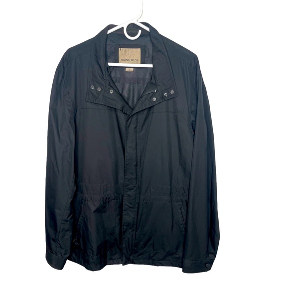 Rainforest Mens Black Jacket Size L